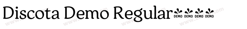 Discota Demo Regular字体转换